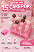 Soporte para cake pops 15 cavidades