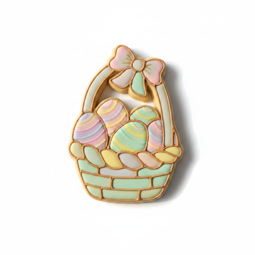 Cortador de galletas, Canasta con huevos de pascua 2
