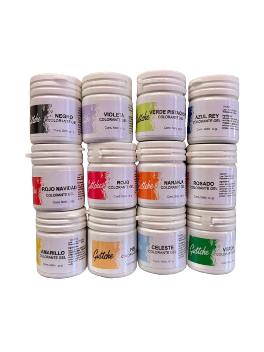 Colorantes Gel Guttche 20g.
