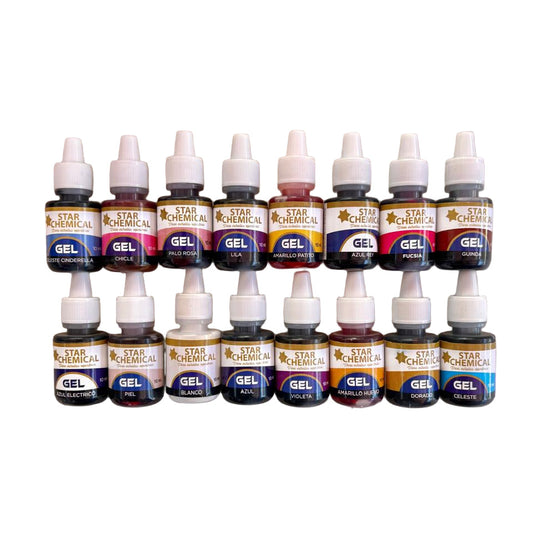 Colorantes Gel Star Chemical 10ml.
