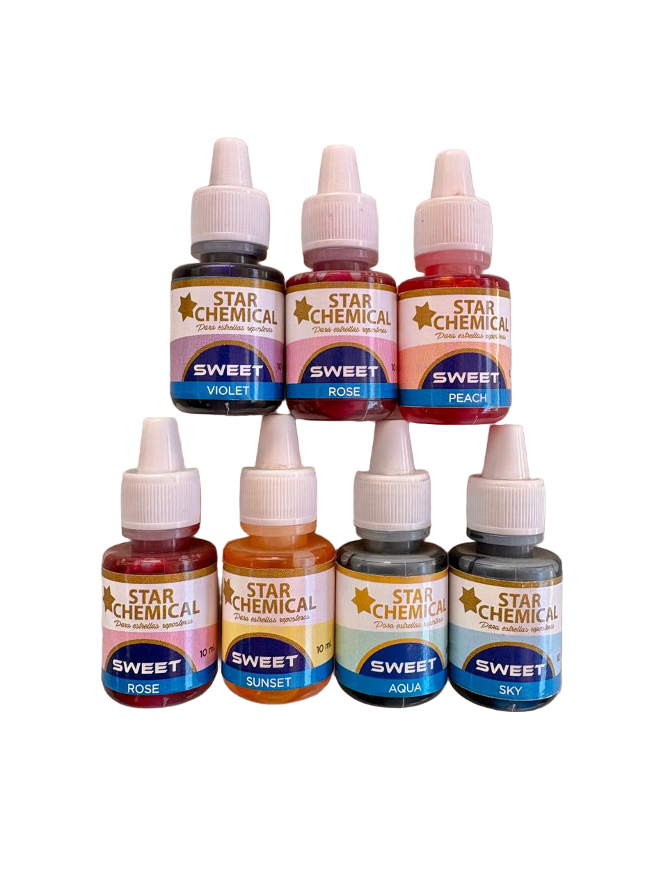 Colorantes Gel Sweet Star Chemical 10ml.