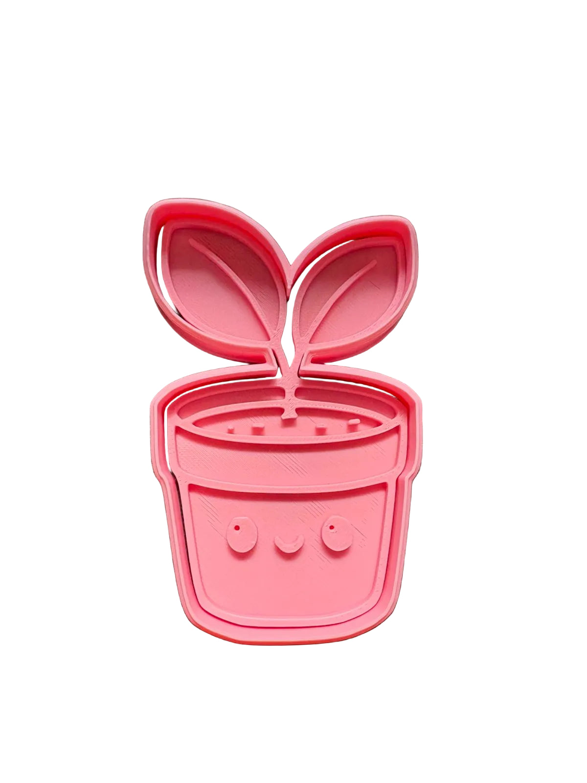 cortador de galletas Macetero con planta