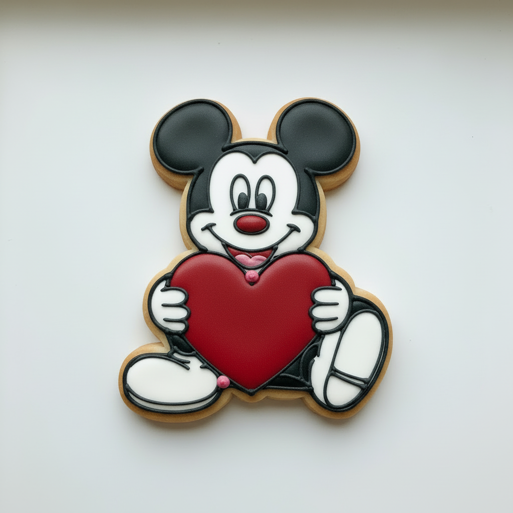 Cortador más marcador de galletas, Mickey corazón
