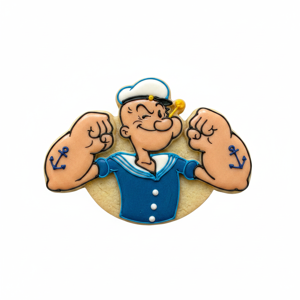 Cortador de galletas Popeye el marino
