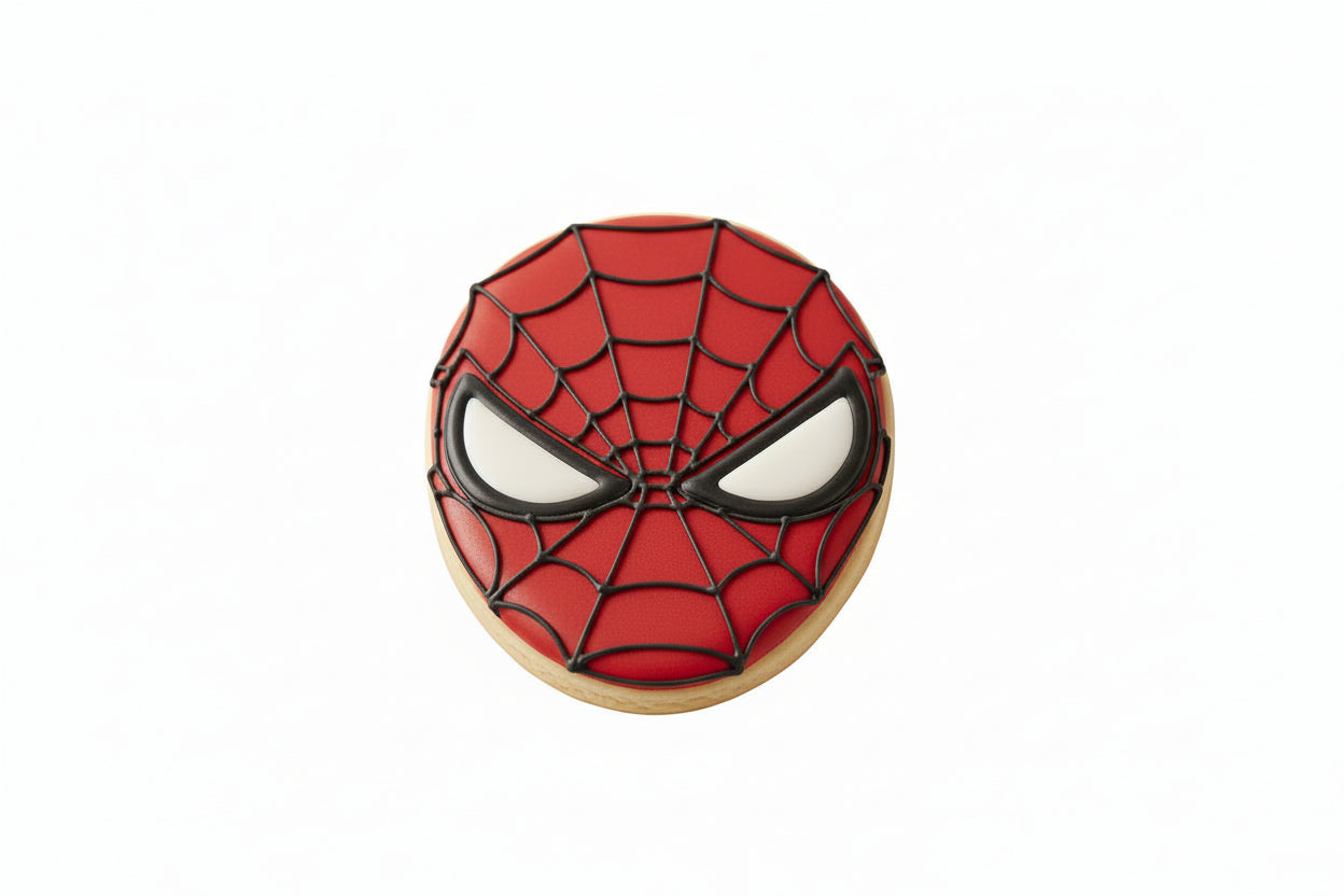Cortador más marcador de galletas, Cara Spiderman