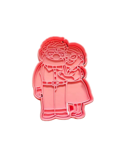 Cortador de galletas Abuelos up (Carl y Ellie )