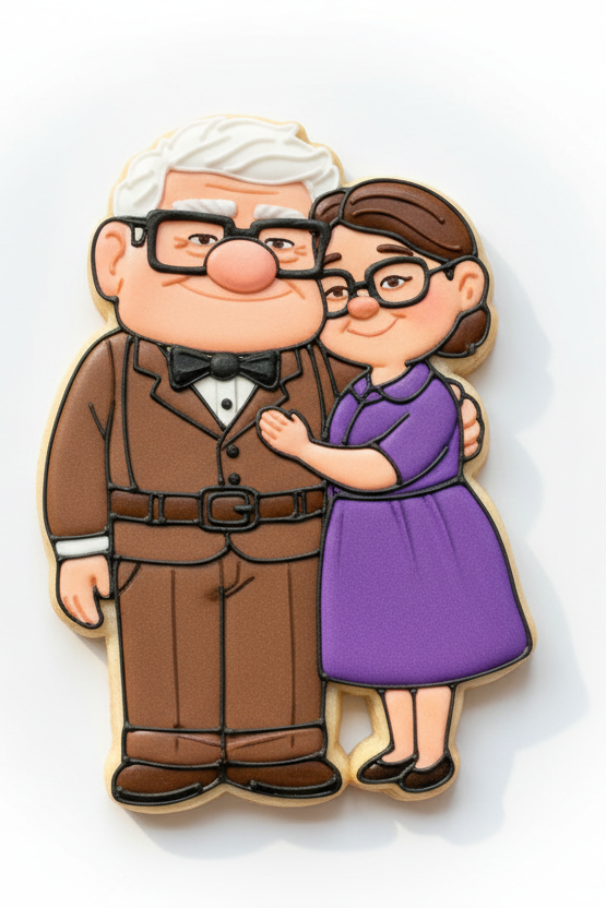 Cortador más marcador de galletas, Abuelos up (Carl y Ellie )