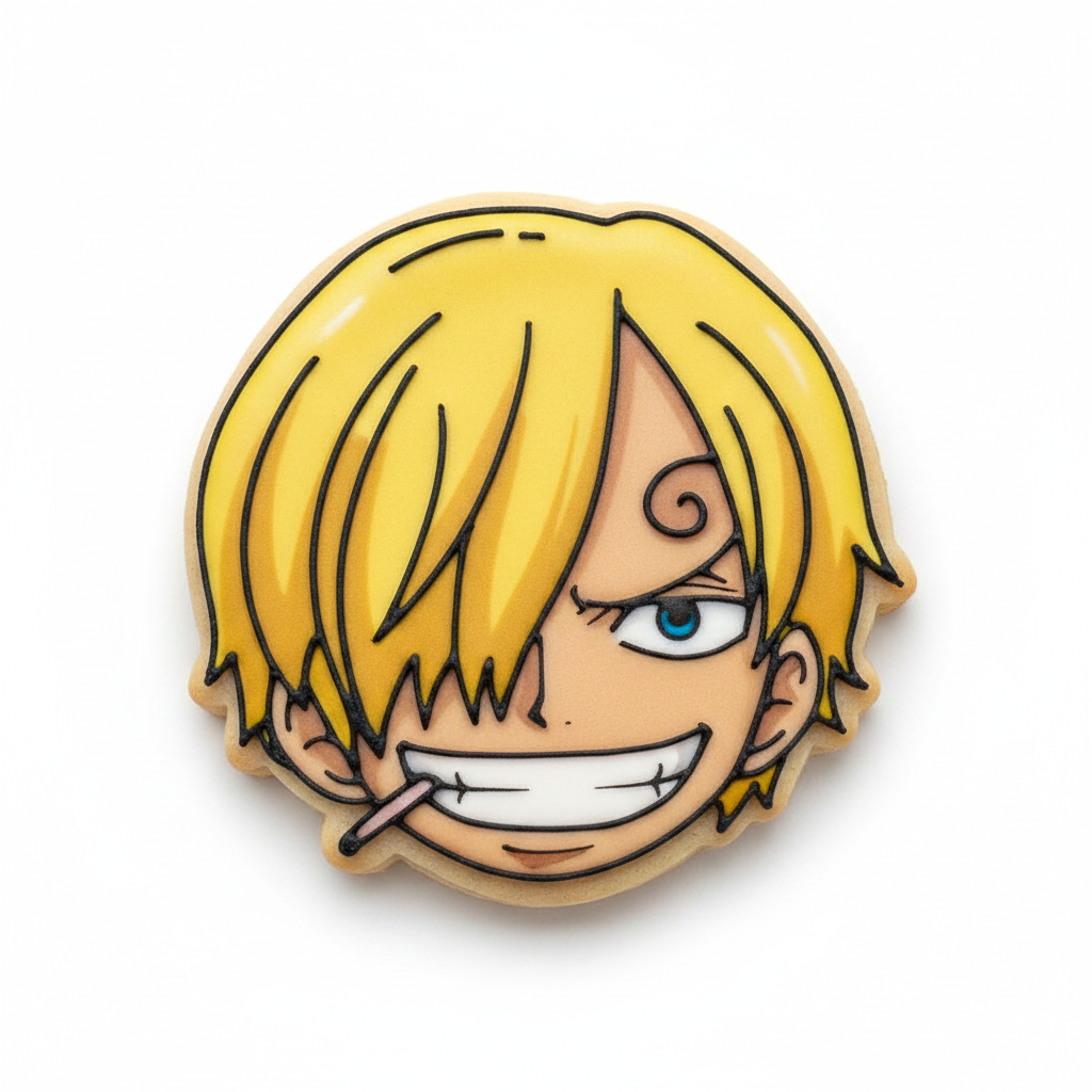 Cortador de galletas Cara Sanji One Piece