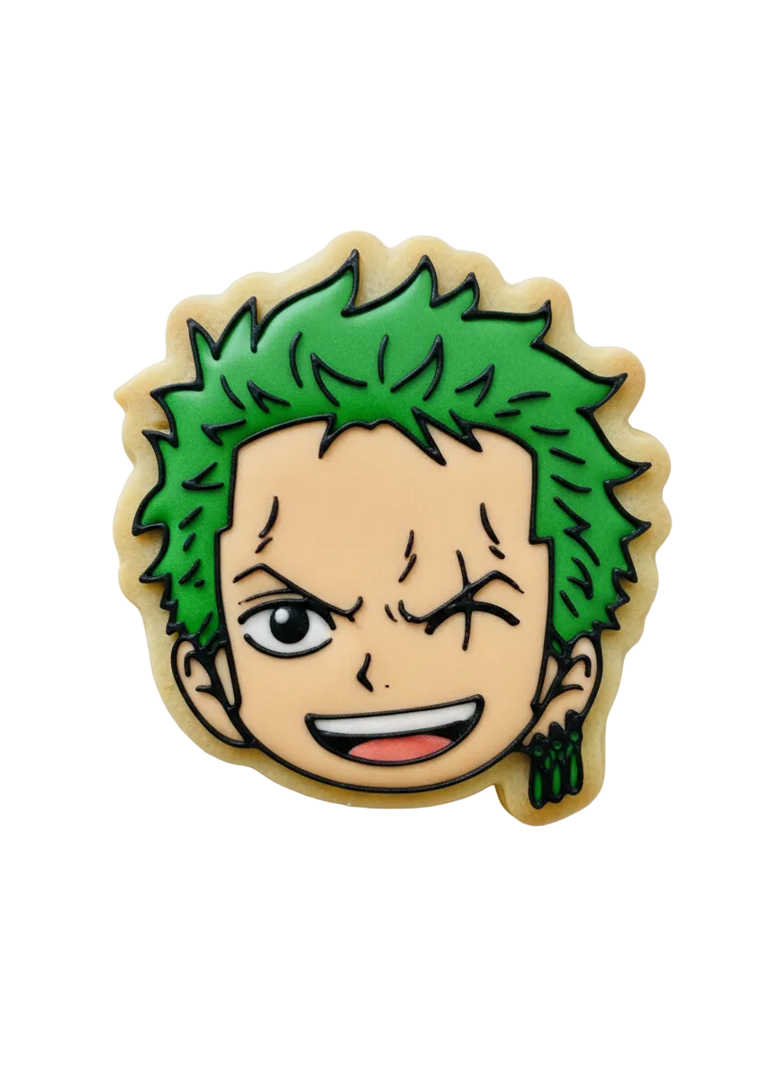 Cortador de galletas  Cara Zoro One Piece