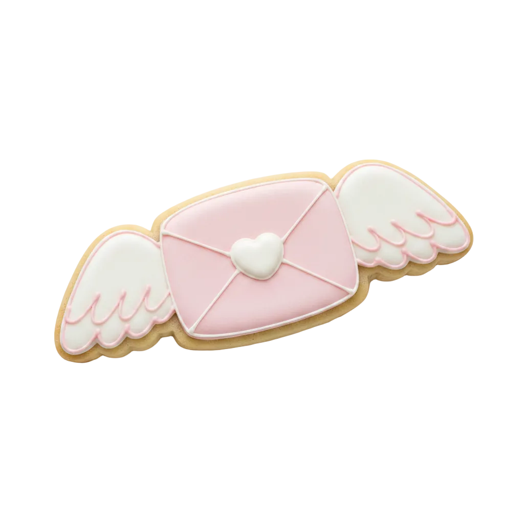 Cortador de galletas Carta con alas