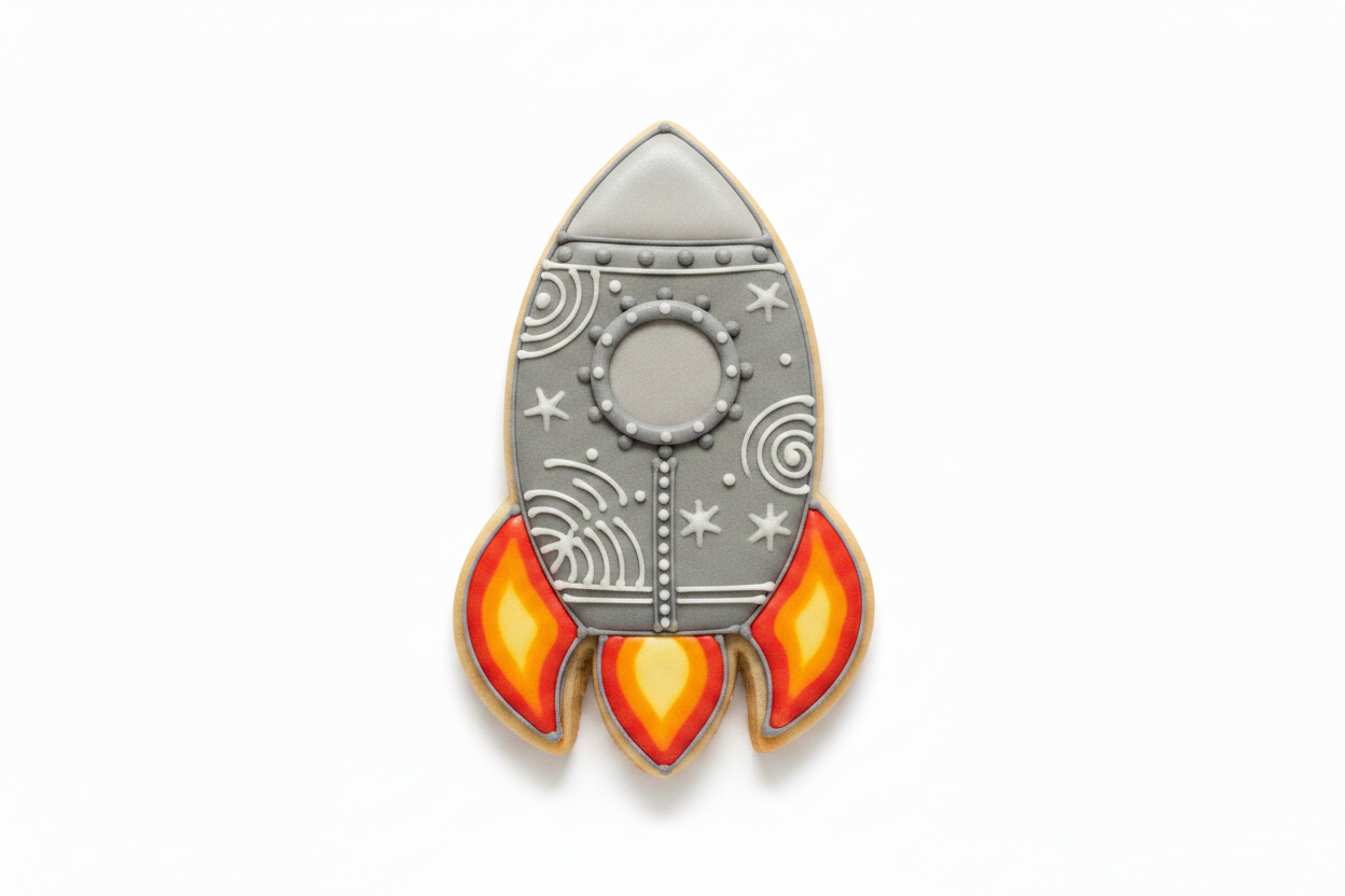Cortador de galletas Cohete Espacial