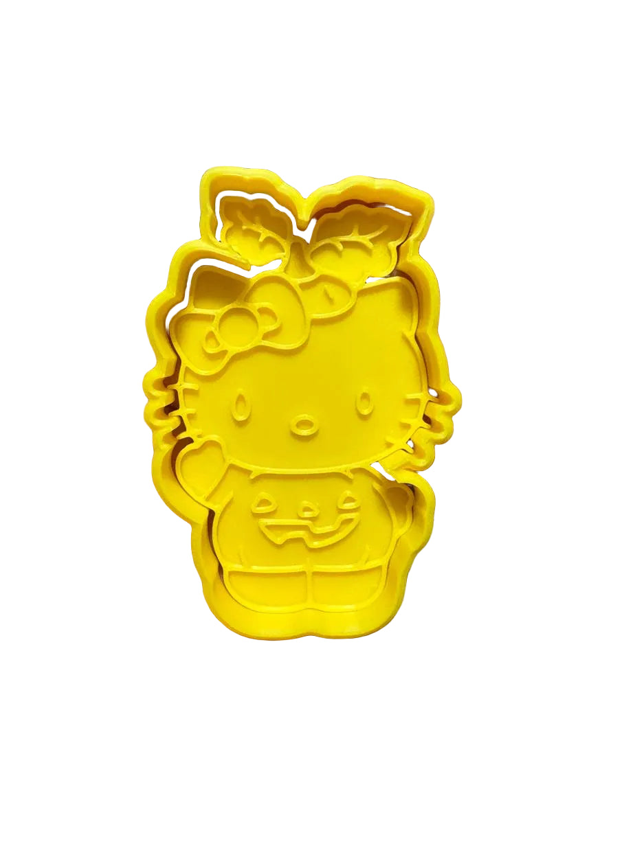 Cortador de galletas Hello kitty calabaza