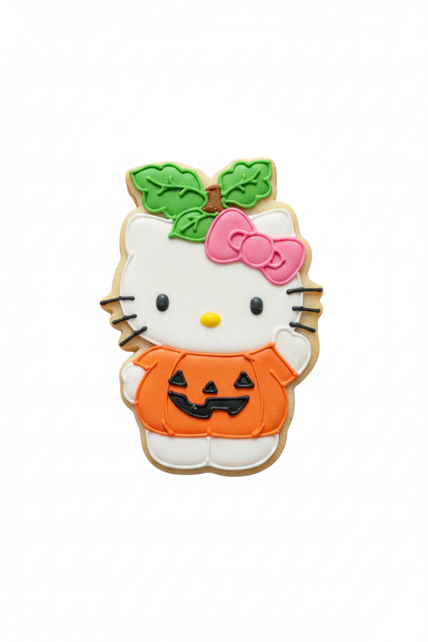 Cortador de galletas Hello kitty calabaza