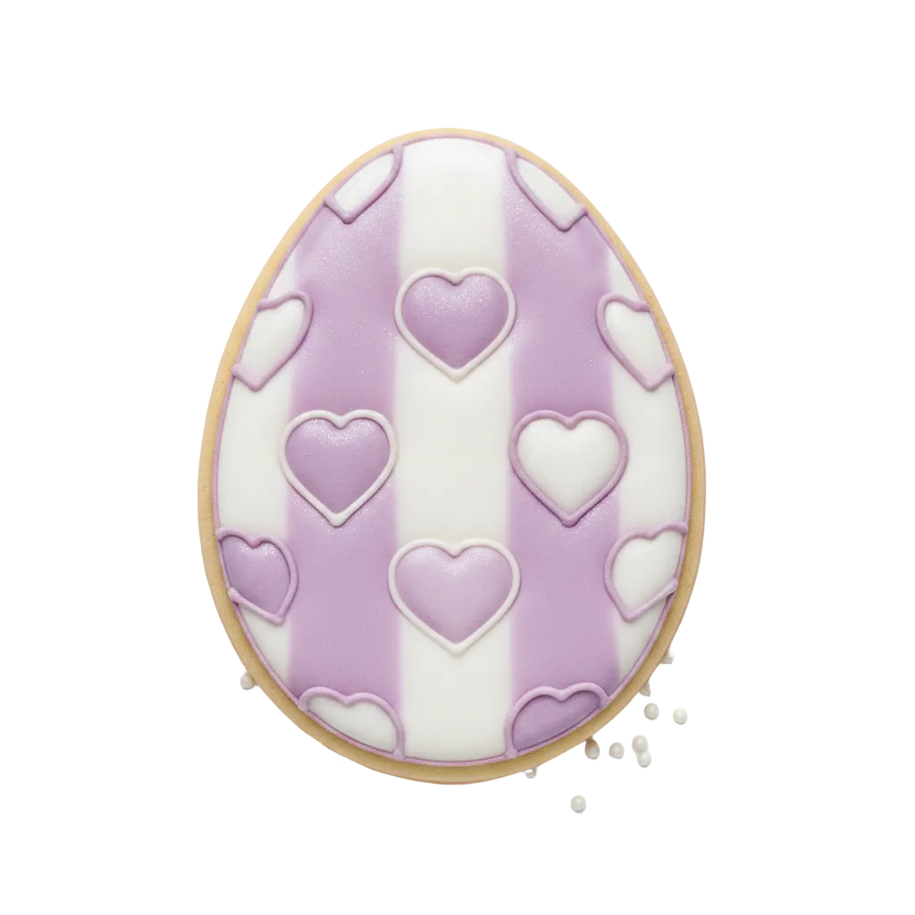 Cortador de galletas, huevo de pascua corazones