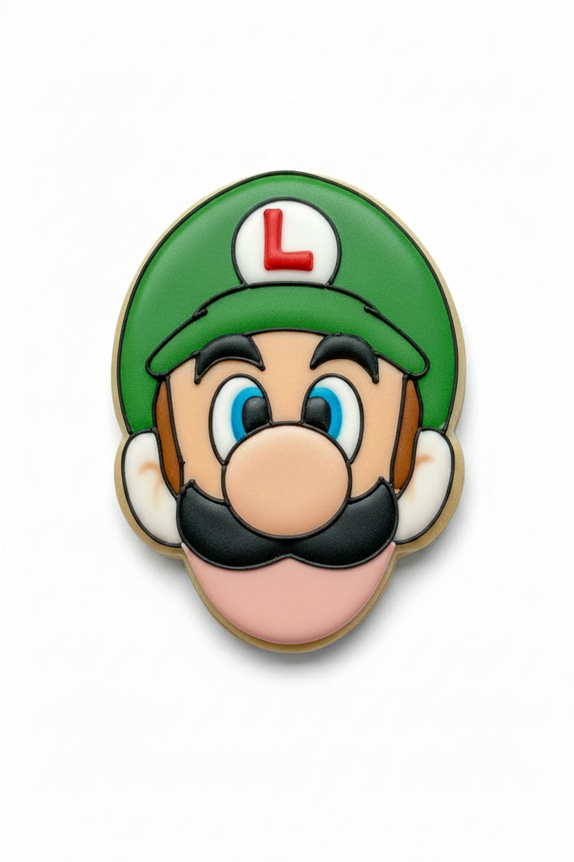 Cortador de galletas Luigi (Mario Bros )