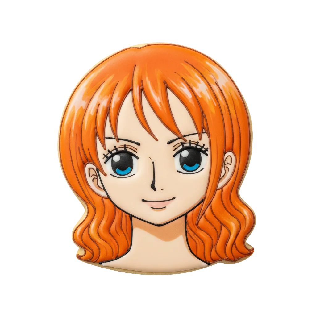 Cortador más marcador de galletas, Cara Nami One piece
