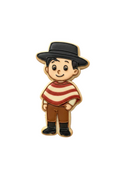 Cortador de galletas Niño vestido de Huaso