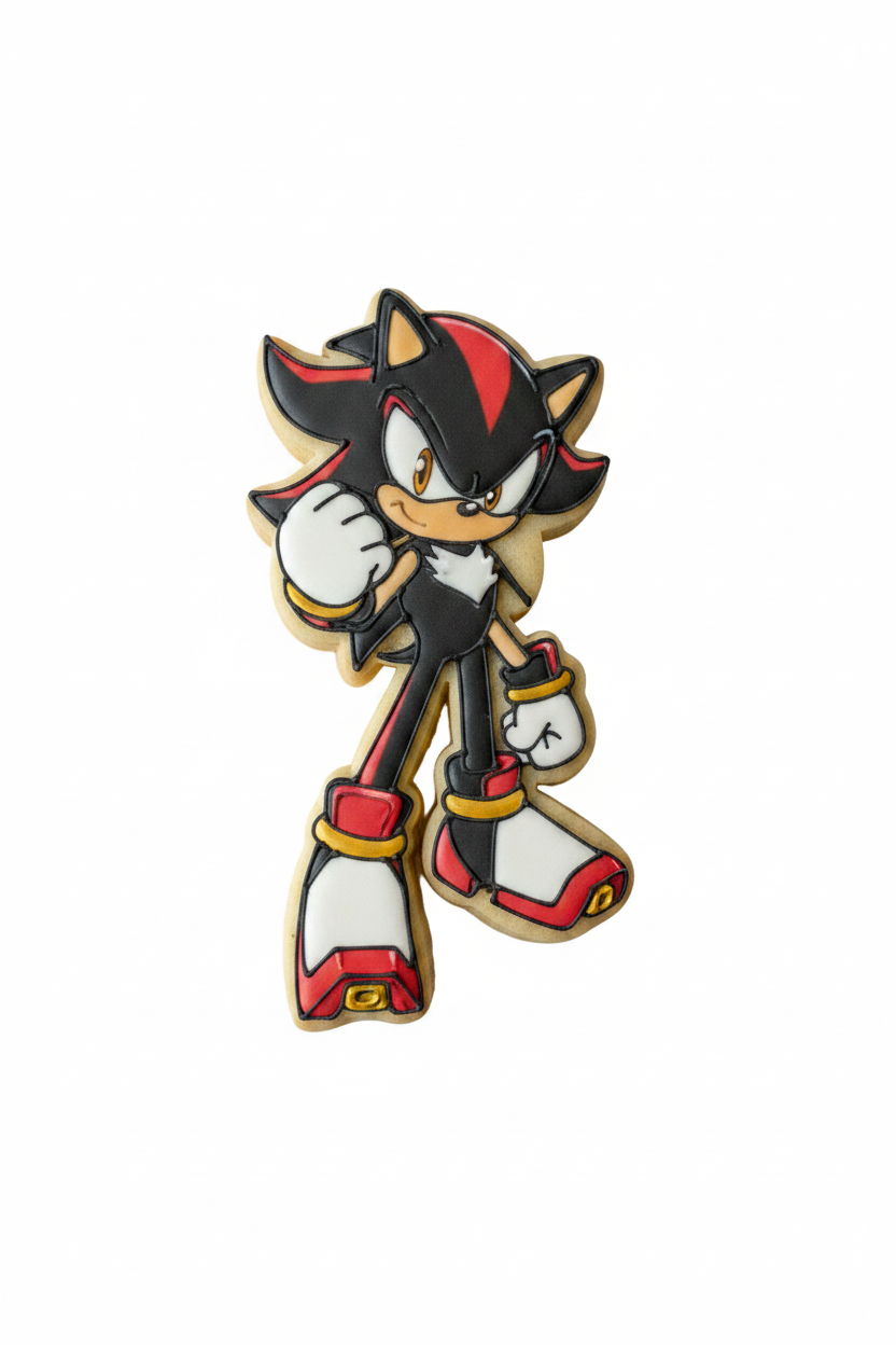 Cortador de galletas Shadow (Sonic)