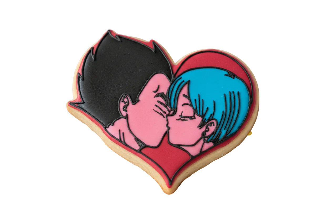 Cortador más marcador de galletas, Vegeta y Bulma