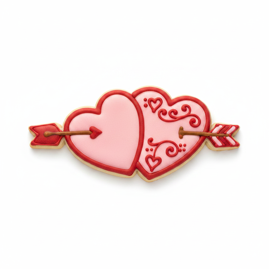 Cortador de galletas Corazones con flecha
