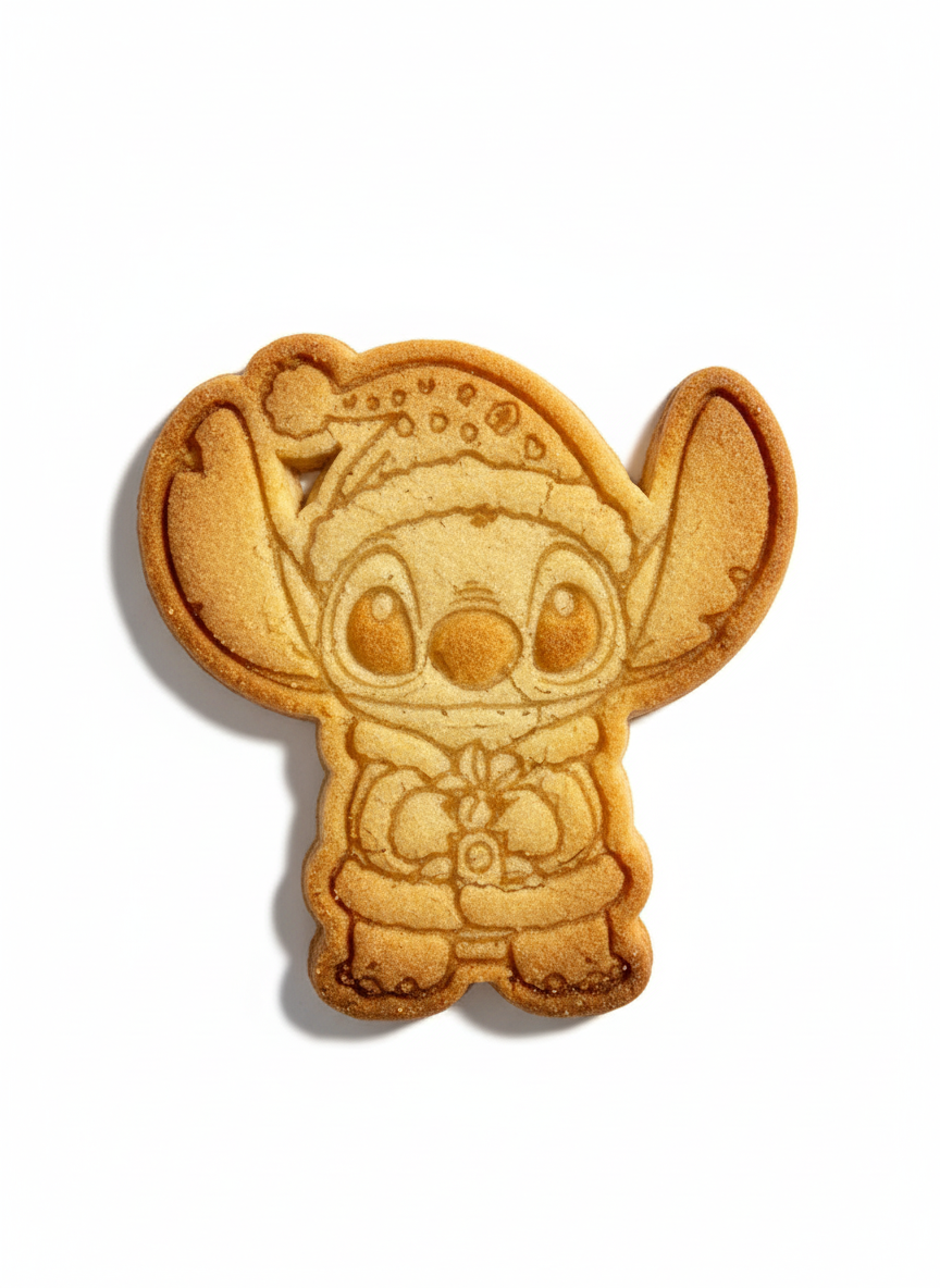 Cortador más marcador de galletas ,Stich navidad 1