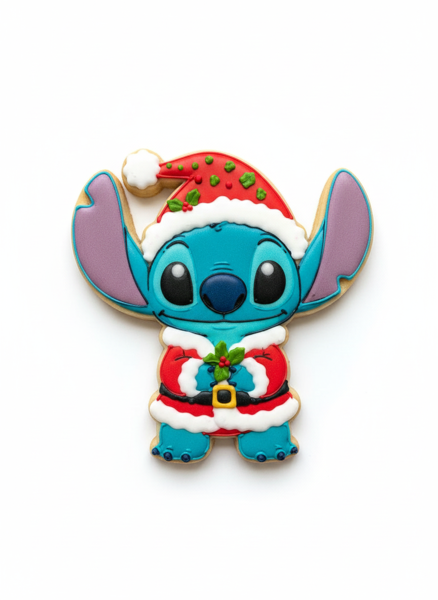 Cortador más marcador de galletas ,Stich navidad 1