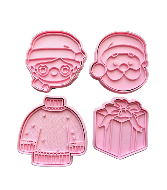 Set Cortadores más marcadores de galletas, Navidad 1